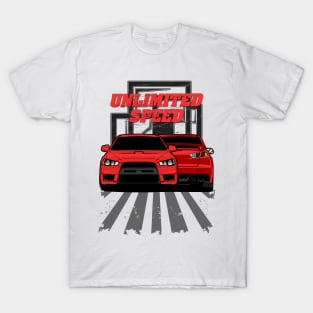 Lancer Evo X - Unlimited Speed T-Shirt